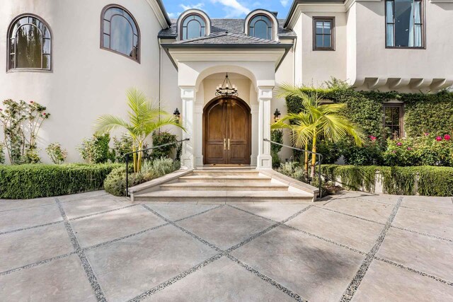 2084 E Valley Rd Unit 1, Santa Barbara, CA 93108 - doorway to property featuring stucco siding