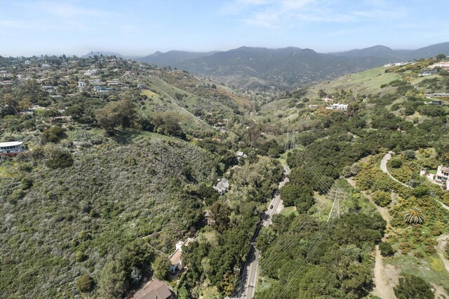 1435 Sycamore Canyon Rd, Santa Barbara, CA 93108 - aerial view of property's location featuring a mountain backdrop