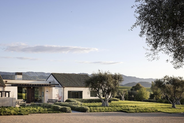 2794 Kara Ln, Solvang, CA 93463 - view of front of property with a mountain view and stucco siding
