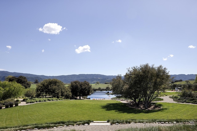2794 Kara Ln, Solvang, CA 93463 - view of community with a water and mountain view and a lawn
