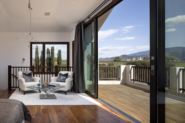 2794 Kara Ln, Solvang, CA 93463 - sunroom / solarium featuring a mountain view and visible vents