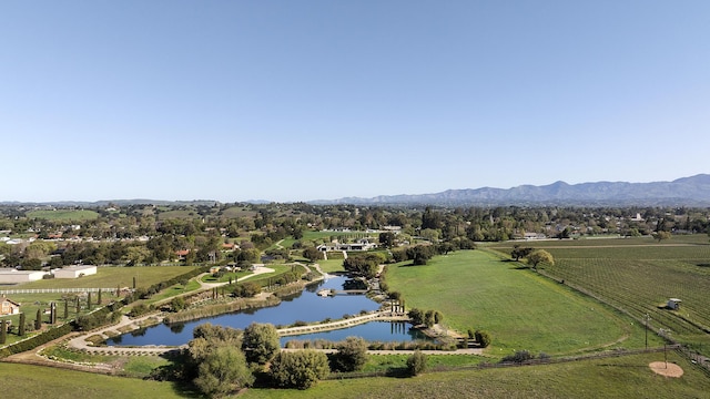 2794 Kara Ln, Solvang, CA 93463 - drone / aerial view with a water and mountain view
