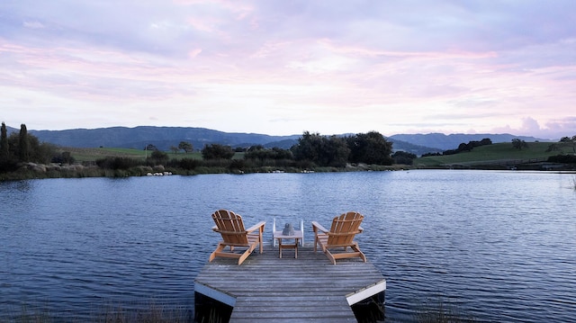 2794 Kara Ln, Solvang, CA 93463 - view of dock with a water and mountain view