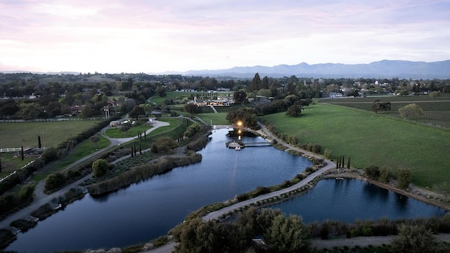 2794 Kara Ln, Solvang, CA 93463 - drone / aerial view featuring a rural view and a water and mountain view