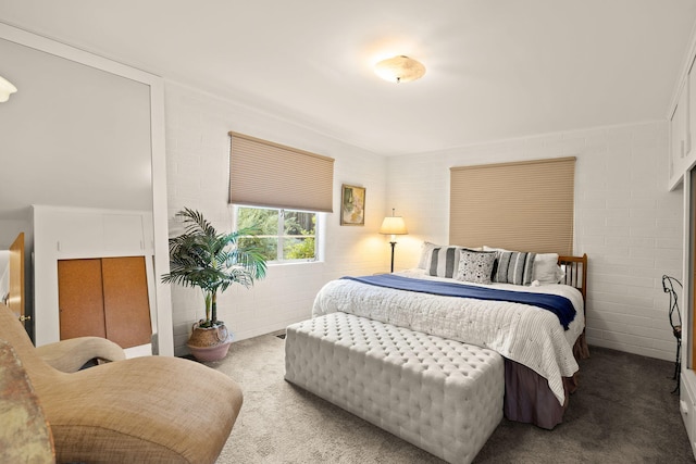 bedroom featuring carpet floors