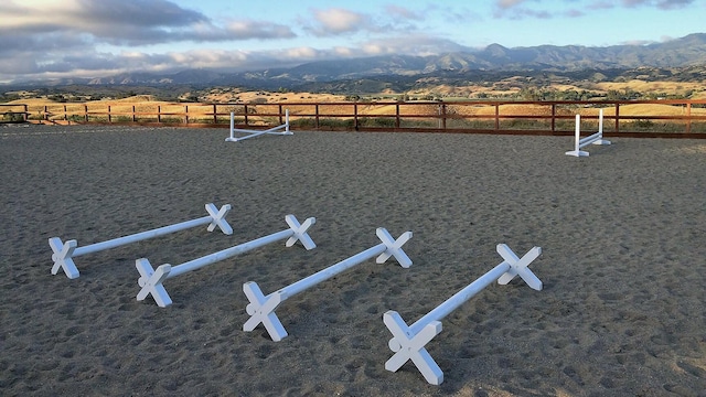 2852 Tapadero Rd, Solvang, CA 93463 - view of parking / parking lot with a rural view and a mountain view