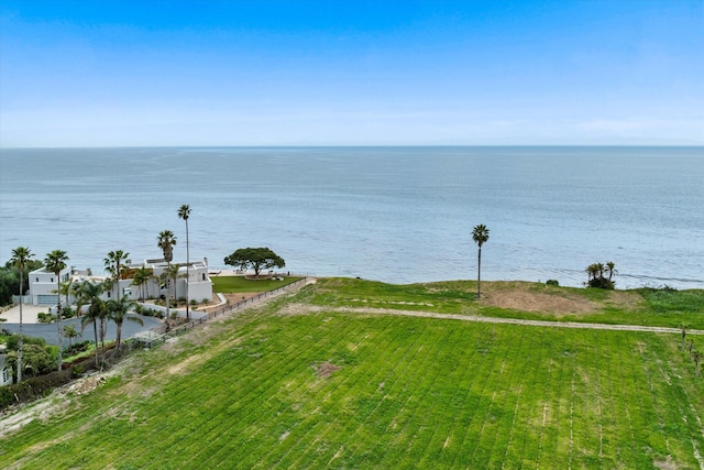 property view of water