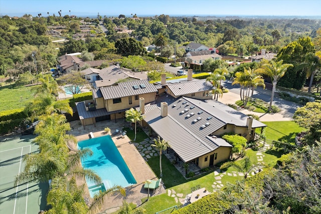 bird's eye view