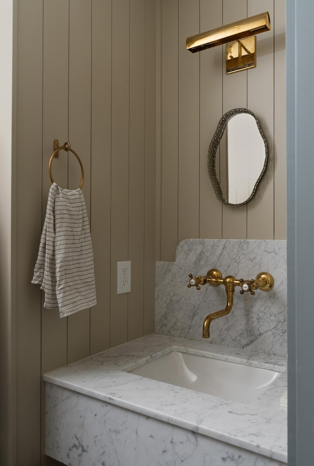 bathroom with a sink