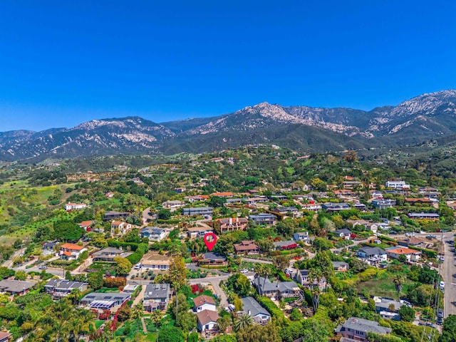 2760 Williams Way, Santa Barbara, CA 93105 - bird's eye view featuring a mountain view