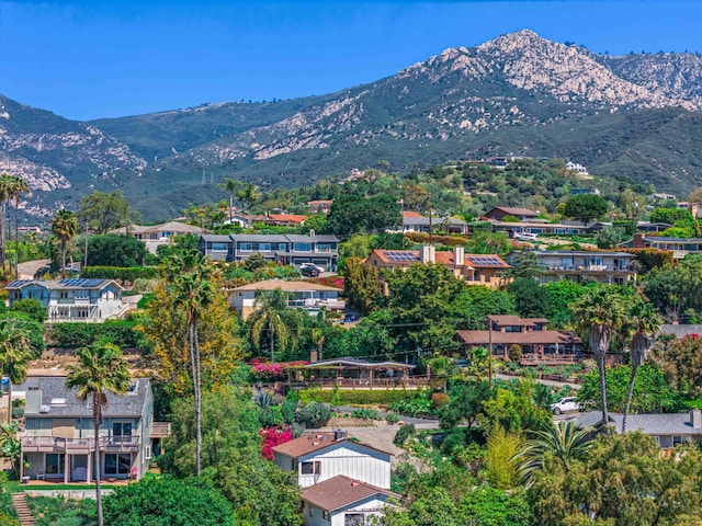 2760 Williams Way, Santa Barbara, CA 93105 - aerial view featuring a mountain view