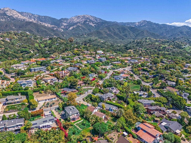 2760 Williams Way, Santa Barbara, CA 93105 - aerial view with a mountain view