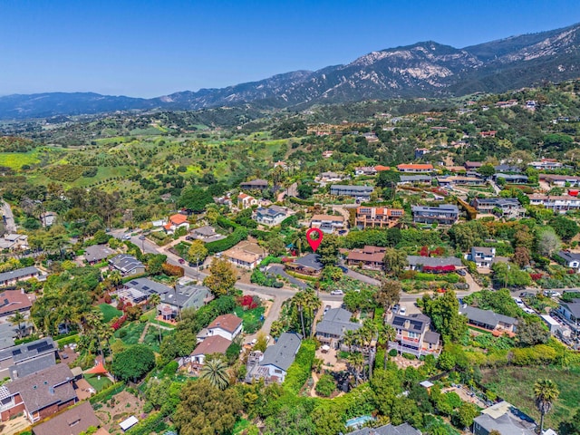 2760 Williams Way, Santa Barbara, CA 93105 - birds eye view of property featuring a mountain view