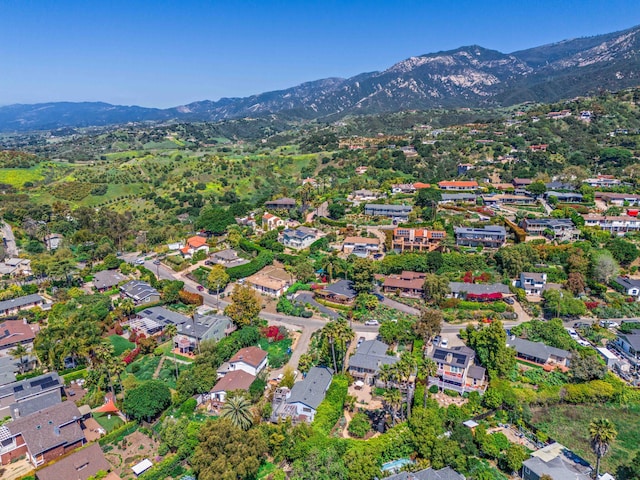 2760 Williams Way, Santa Barbara, CA 93105 - aerial view featuring a mountain view
