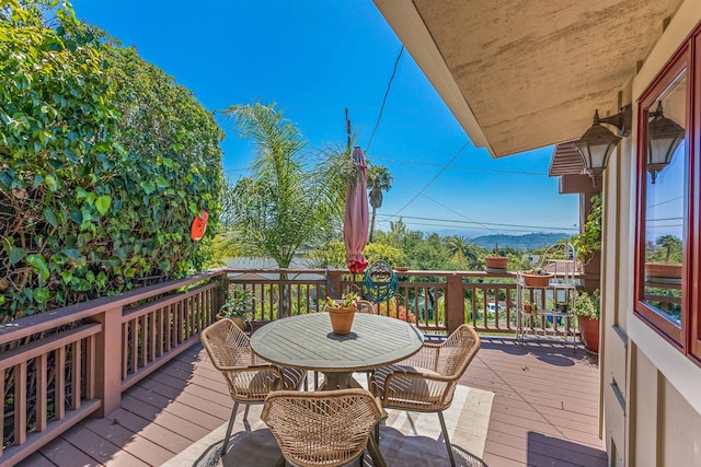 2760 Williams Way, Santa Barbara, CA 93105 - view of wooden terrace