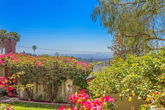 2760 Williams Way, Santa Barbara, CA 93105 - view of yard featuring fence