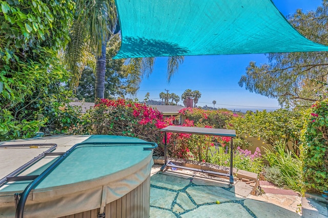 2760 Williams Way, Santa Barbara, CA 93105 - view of patio / terrace featuring a hot tub