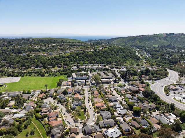 bird's eye view featuring a residential view