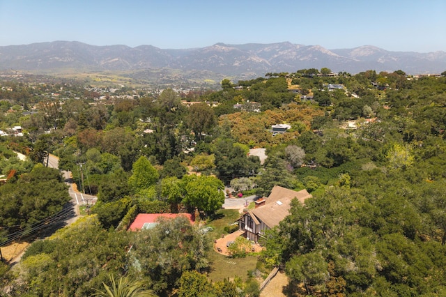 4385 Via Presada, Santa Barbara, CA 93110 - bird's eye view of a mountainous background and a forest