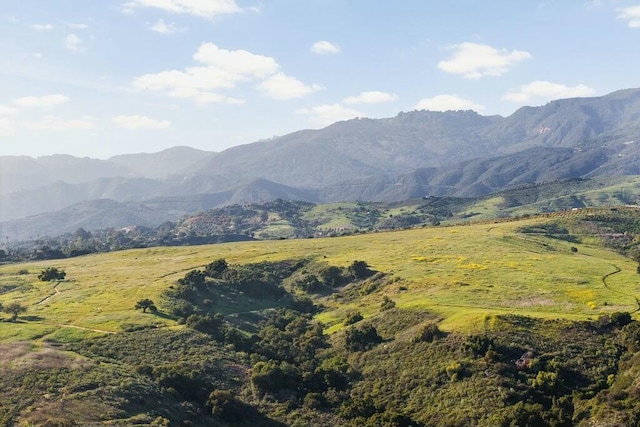 view of mountain feature