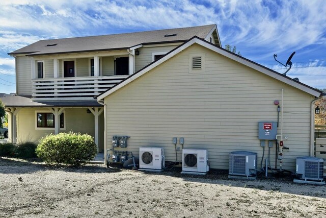 3513-3515 Numancia St, Santa Ynez, CA 93460 - rear view of property featuring a balcony