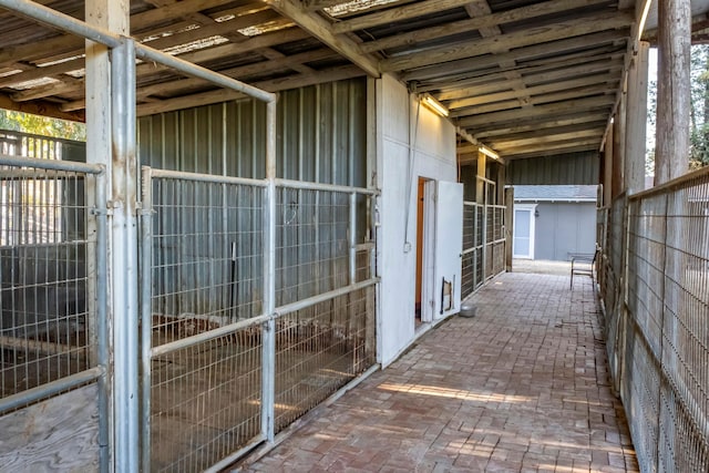 view of stable