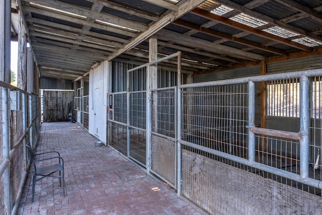 view of stable
