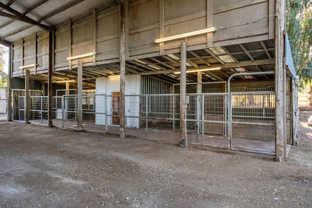view of stable