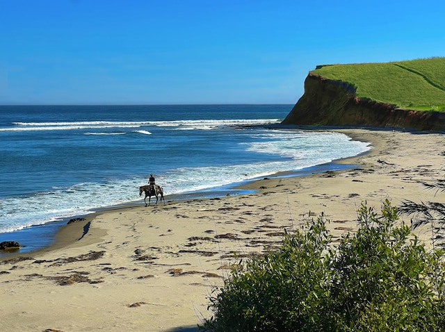 35 Hollister Ranch Rd, Goleta, CA 93117 - water view featuring local beach