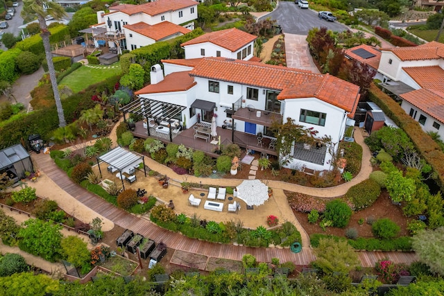 drone / aerial view featuring a residential view