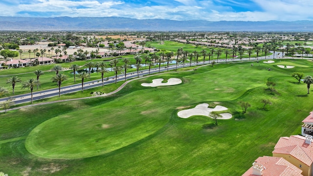 80220 Vía Tesoro, Tesoro, CA 92253 - drone / aerial view featuring a residential view, view of golf course, and a water and mountain view