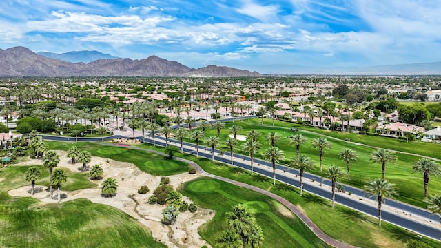 80220 Vía Tesoro, Tesoro, CA 92253 - drone / aerial view with a residential view, view of golf course, and a mountain view