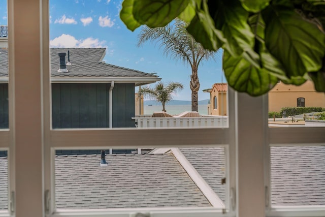 1158 Shelburn Ln, Ventura, CA 93001 - exterior details featuring gutters, a downspout, and a shingled roof