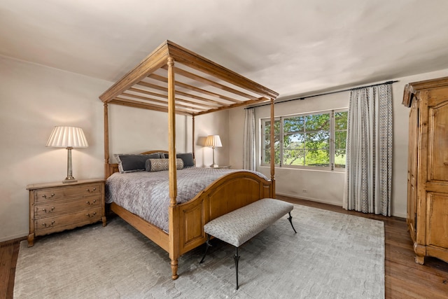 3325 Figueroa Mountain Rd, Los Olivos, CA 93460 - bedroom with wood finished floors and baseboards