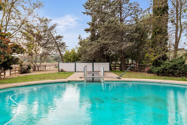 3325 Figueroa Mountain Rd, Los Olivos, CA 93460 - view of pool featuring fence