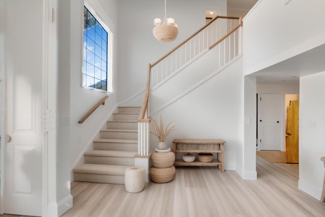 904 E Fir Ave, Lompoc, CA 93436 - stairway with wood finished floors and baseboards