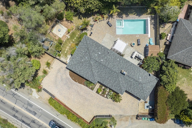 3933 Foothill Rd, Santa Barbara, CA 93110 - aerial view of property and surrounding area featuring a pool