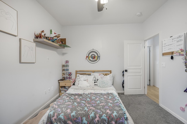 1010 Tranquillion Ct, Lompoc, CA 93436 - bedroom featuring carpet, baseboards, and a ceiling fan