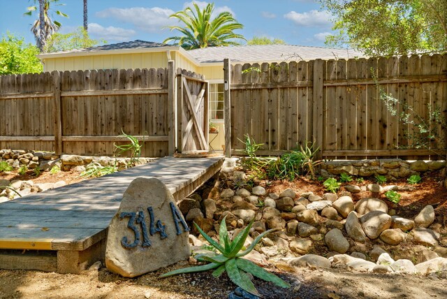 view of patio / terrace with fence