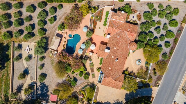 10971 Alto Ct, Oak View, CA 93022 - bird's eye view of a pool