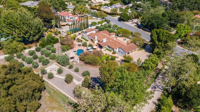 10971 Alto Ct, Oak View, CA 93022 - aerial view of property's location featuring a pool