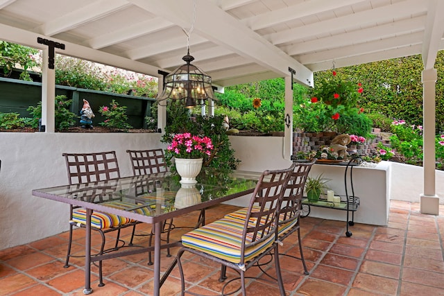 170 Loma Media Rd, Santa Barbara, CA 93103 - view of patio / terrace with outdoor dining area