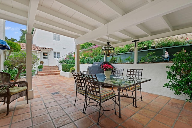 170 Loma Media Rd, Santa Barbara, CA 93103 - view of patio / terrace with outdoor dining area
