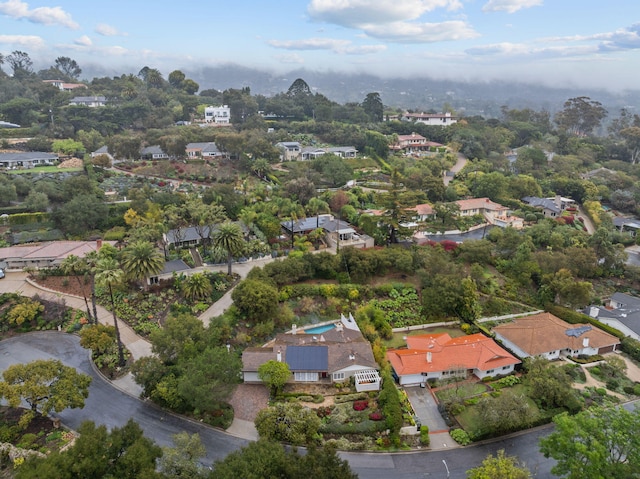 919 Aleeda Ln, Santa Barbara, CA 93108 - aerial view of property and surrounding area featuring nearby suburban area and a tree filled landscape