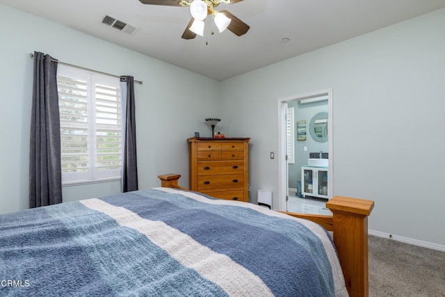 714 Nile River Dr, Oxnard, CA 93036 - bedroom featuring carpet, a ceiling fan, and baseboards