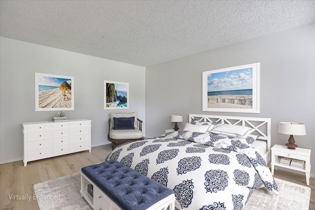 232 Rosewood St, Ventura, CA 93001 - bedroom featuring light wood finished floors and a textured ceiling