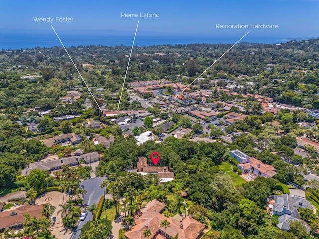 603 Juan Crespi Ln, Montecito, CA 93108 - aerial view of a large body of water