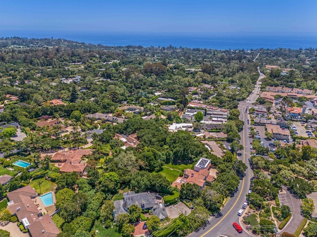 603 Juan Crespi Ln, Montecito, CA 93108 - aerial overview of property's location with nearby suburban area