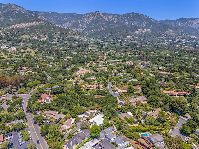 603 Juan Crespi Ln, Montecito, CA 93108 - aerial view of property's location with a mountainous background