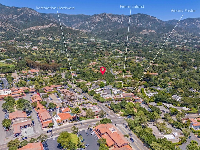 603 Juan Crespi Ln, Montecito, CA 93108 - aerial view of a mountain backdrop